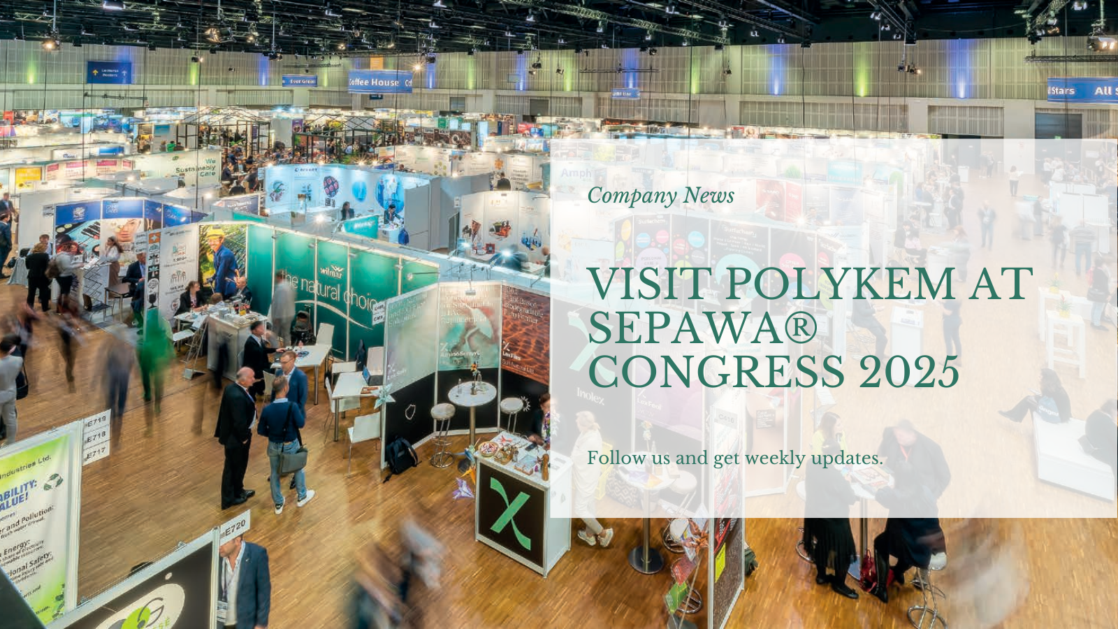 Tabhair cuairt ar Polykem Booth ag Comhdháil Sepawa® 2025 i mBeirlín!